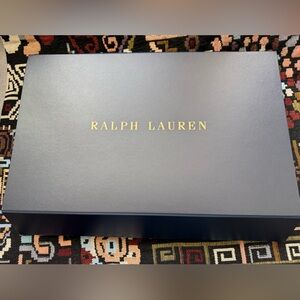 Ralph Lauren Navy Empty Gift Box MAGNETIC